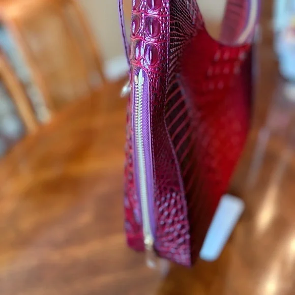 NWT Brahmin Tabitha Ruby Ombré Melbourne Shoulder Bag - Picture 5 of 10